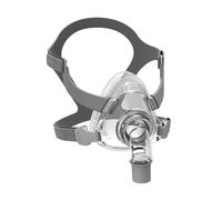Full Face Mask Silicone Gel with Free Adjustable Headgear for Sleep, Includes Nasal Cushion, Frame and Elbow/Swivel (L)