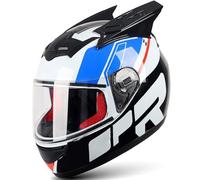 Full-face Motorbike Helmet ECE 190° Field of View for Men Double Sun Visor Helmets Wear-Resistant and Scratch-Resistant Lenses Comfortable fashionable style A2,L 57-59CM