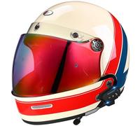 Full Face Motorbike Helmet with Sun Visor Bluetooth Large Crash Motorcycle Helmets DOTECE Approved Unisex Adult Motocross Helmets Built-In Speakers Can Respond Automatically Z-25,XXL:63-64CM
