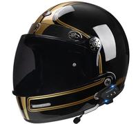 Full Face Motorbike Helmet with Sun Visor Bluetooth Large Crash Motorcycle Helmets DOTECE Approved Unisex Adult Motocross Helmets Built-In Speakers Can Respond Automatically Z-32,M:57-58CM