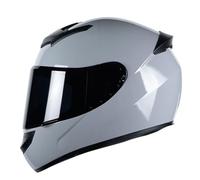 Full Face Motorcycle ECE 22.06 Approved Motorcycle Street Crash Helmet with Removable and Washable Padding Lightweight Helmet F,L=(59-60CM)