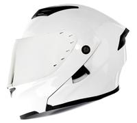Full Face Motorcycle Flip Up Helmet for Adults Urban Riding Motorsports Cruising Modular Helmets Dual Lens Design Road Legal Lightweight