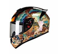 Full Face Motorcycle Helmet Casque De Moto Intégral for Adults Men Women Touring Bike Crash Lid Road Legal ECE Approved E,S=(55-56CM)