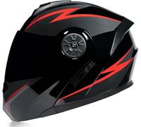 Full Face Motorcycle Helmet ECE Approved Modular Motorcycle Helmet Motorbike Moped Street Bike Racing Crash Helmet, Men and Women A4,XL/(61~62cm)