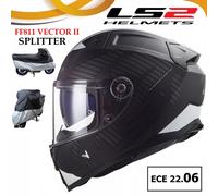 FULL FACE MOTORCYCLE HELMET LS2 FF811 VECTOR II DUAL VISOR MOTORBIKE ECE TOURING