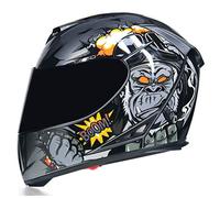 Full Face Motorcycle Helmet Motocross Racing Man Woman Double Lens Sun Visor Full Face Helmet Motorbike