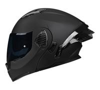 Full Face Motorcycle Helmet Motorbike Racing Sports Crash Helmet Covering Stylish Helmet ECE Approved Motorbike Double Sun Visor Helmets Youth Men Women's Models A,S53-56CM