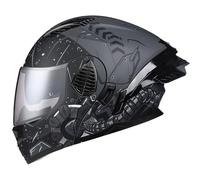 Full Face Motorcycle Helmet Motorbike Racing Sports Crash Helmet Covering Stylish Helmet ECE Approved Motorbike Double Sun Visor Helmets Youth Men Women's Models A,XL61-63CM