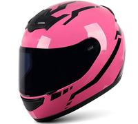 Full Face Motorcycle Helmet Motorbike Racing Sports Crash Helmet ECE Approved Motorbike Double Sun Visor Helmets Pink style Teens women's style A,M 54-56CM