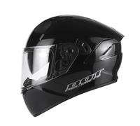 Full Face Motorcycle Helmet with Anti-Fog Lenses All-Season Helmet Road Legal ECE Approved Vintage Motorcycle Helmet with Dual Visors C,L=(59-60CM)