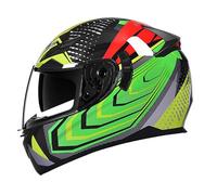 Full Face Motorcycle Helmet With Double Visor For Men And Women, Moped Helmet, Ece Approved A,XL:61-62CM