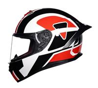 Full Face Motorcycle Motorbike Helmet With Double Visor Men's And Women's Crash Helmets,Impact-resistant for Road Biking Scooter Moped ECE 2206 Approved B,2XL(63-64cm)