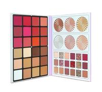 Full Face Palette Set Makeup Kit for Women, 48 Colors Professional Travel Makeup Gift Set for Women & Girls, Eyeshadow Highlighters Contour Bronzer Blush Makeup Palette Contour Kit