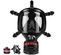 Full Face Respirator with 40mm Activated Carbon Filter for Organic Vapor, Chemical Protection, Welding, Anti-Dust, Painting, and Epoxy Resin