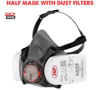 Full Face Shield Mask Safety Goggles Half Eyewear Protection Dust Proof Work UK