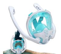 Full Face Snorkel-Anti-Fog Glasses,Swimming | Breathable Top Design with Adjustable Straps Adult Men Women,Snorkeling Diving Gear for Pool Lake Adventure Training