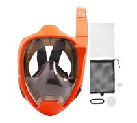 Full Face Snorkel Masks, Diving Shield, Perfect Snorkeling Gear, Full Face Design 180° Panoramic View, Adjustable Elastic Straps, Great for Beginners and Experienced