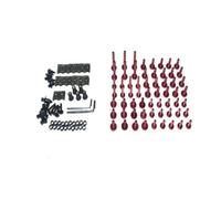 full fairing bolts kit For HYOSUNG GT250R 2006-2010 Bodywork Screws Motorcycle Complete Fairing Bolts Kit(Red)