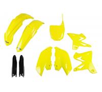 Full Fairing Plastic Kit Restyling Yamaha YZ 125 - 250 2008 - 2014 Yellow UFO
