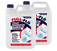 FULL-FLO Toilet Macerator Descaler & Cleaner - Extra Strong - Suitable for All Pump Units Including Saniflo (10L)