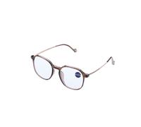 Full frame reading glasses 300d (Transparent Tea) [Classic Style] Unisex Reading Glasses, Simple and Durable, Essential for Office and Home Use