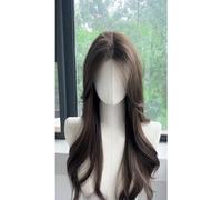 Full Front Lace Wig, High Temperature Silk Curly Hair, French Big Wave Cos Wig For Women