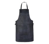 Full Grain Leather Apron Butcher, Cook, BBQ, Cooking, Wood work, Cheff, BBq Grill Gift Apron (Wax Black)