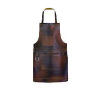 Full Grain Leather Apron for Butcher, Chef, BBQ Grill, DIY, Wood Work and Cooking (Distressed Brown)