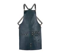 Full Grain Leather Apron Leather Apron Butcher DIY BBQ Cooking Blacksmith Barber woodwork apron (Birthday Gift (Green)
