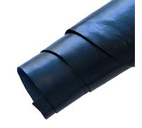 Full Grain Vegetable Tanned Tooling Leather Square 1.2-1.6mm (3-4oz) Thick Pre-Cut Cowhide Leather Sheet for Leather Crafting (12 x 24 in, Blue)
