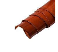 Full Grain Vegetable Tanned Tooling Leather Square 1.2-1.6mm (3-4oz) Thick Pre-Cut Cowhide Leather Sheet for Leather Crafting (12 x 24 in, Cognac)