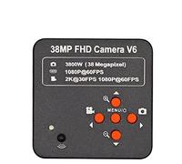 Full H_D 38MP 2K 1080P 60FPS HDMI USB Industrial Digital Video Microscope Camera Simultaneous Output Magnifier For Phone Repair (Color : 38MP HDMI)