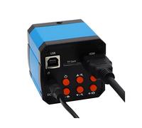 Full H_D 38MP 2K 1080P 60FPS HDMI USB Industrial Digital Video Microscope Camera Simultaneous Output Magnifier For Phone Repair (Color : 14MP HDMI)