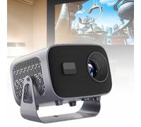 Full HD 720P Projector, 360° Rotation Auto Keystone Correction, 2.4G/5GHz Dual-band WIFI, Electric Focus, Built-in 3D Stereo Speakers for Outdoor Indoor