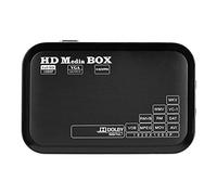 Full HD Mini Box Media Player 1080P Support USB RMVB AVI MKV, Small Size Beautiful Appearance, Strong Compatibility (UK Plug)