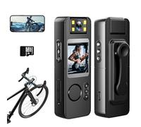 Full HD Sports Camera - Ideal for Security Work & Outdoor Vlogging! 150° Wide Angle, Long Battery Life, WiFi, & Night Vision LED Assistance