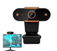 Full HD Webcam for PC - Focus Automatic Focus USB Streaming with Wide Viewing Angle | Driverless Computer Webcam for Video Conferencing, Live Broadcast, Remote Work and Configu