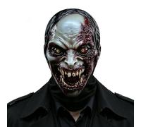 Full Head Horror Cosplay Headgear Breathable Mesh Elastic 3D Cut Party | Breathable Mesh And Elastic 3D Cut Create A Full Head Horror Look For Masquerade Balls, Haunted Houses, And Spooky Photos