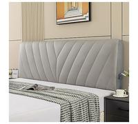 Full Headboard Slipcover - Support Cushion - Technology Cloth - Protect & Enhance Décor - Double/Queen/King Size Bed Cover