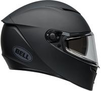 Bell Lithium MIPS Solid ECE - Motorcycle Helmet ECE 22.06 Certified - MIPS Helmet with Sun Visor - Multi-Density EPS - ClickRelease V2 - 3 Shells - Matte Black, Size: S
