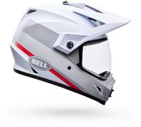 Bell MX-9 Adventure MIPS Trail Enduro Helmet, white-red, size S for Men