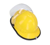 Full Helmet with Face Shield, Flame Retardant Adjustable Firefighter Safety Helmet, Industrial Forestry Safety Helmet, Work At Height and Rescue Hard Hat Slotted Helmet