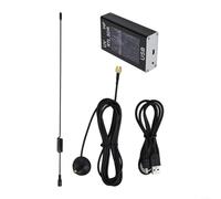 Full HF for RTL-SDR USB Tuner Receiver 100KHz-1.7GHz R820T+8232 Ham Radio Scanner with Test Whip Antenna