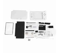 Full Housing Case, All in One 3DS XL Shell Replacement with Buttons and Internal Parts Easy to Install 3DS XL Case Kit for Modding Projects (Black) (Blue) (Red) (White)