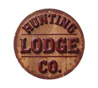 Full_Hunting_Lodge Metal Tin Sign Plaque
