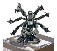 Full Joint Action Figure with Movable Limbs | Eight-Armed Cartoon Character Collectible Toy | Adjustable Pose Figurine Desktop Display | Creative Desk Dining Table Decoration | Gift for Fans