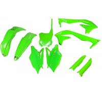FULL Kawasaki KXF 450 2016 - 2017 UFO Plast Fluo Green Fairing Plastic Kit