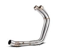 Full Kit Motorcycle Exhaust Front Link Pipe Connector For MT07 MT-07 2014-2023 Slip On Exhaust Pipe Exhaust Muffler Muffler Exhaust(Gold)