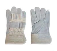 Full Leather for welder Gloves 25x12cm Flexible Full Leather | for premium cowhide leather, 25cm length, heat cold resistant, breathable design, for ideal welding gear