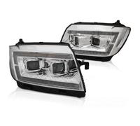 FULL LED Daytime Running Lights Headlamps Fits VW Crafter II 2017 Onwards Chr...